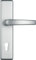 ABUS Tür-Schutzbeschlag KLT512 F1, aluminium mit beidseitigem Drücker, 247903