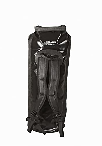 BasicNature Unisex – Erwachsene Seesack Rucksack, schwarz, 40 L