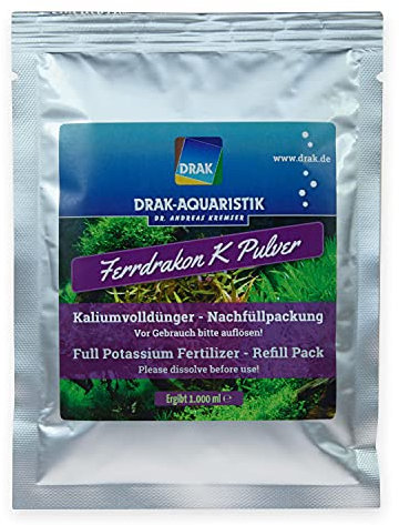 DRAK-Aquaristik Ferrdrakon K Kaliumvolldünger – Nachfüllpack für 1,0 Liter