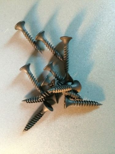 BauFIT – 1000 Stück (25mm) Schnellbauschrauben aus Stahl – Schnellbauschraube mit phosphatierter Oberfläche