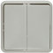 Gira Wippschalter 010513 Serienschalter AP reinweiss, 250 V
