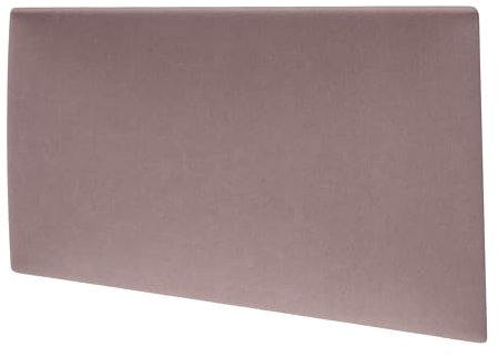 MOLLIS Panneau Rembourré, Panneau Mural Rectangulaire et Décoratif, comme Tête de Lit ou Protection Contre Les Chocs, Réduit Le Bruit et Améliore L'acoustique, en Mousse, 60 x 30 cm, Rose