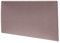 MOLLIS Panneau Rembourré, Panneau Mural Rectangulaire et Décoratif, comme Tête de Lit ou Protection Contre Les Chocs, Réduit Le Bruit et Améliore L'acoustique, en Mousse, 60 x 30 cm, Rose