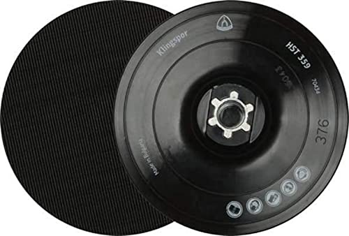 Klingspor 70434 HST 359 Stützteller - selbstbefestigend - Durchmesser von 125mm und Max. Drehzahl 13.300 - Gewinde M14