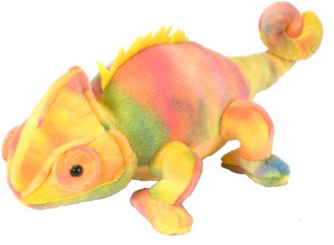 WILD REPUBLIC Chameleon Plush, Stuffed Animal, Plush Toy, Gifts for Kids, Cuddlekins 8 Inches