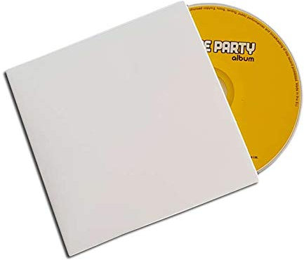 CD Pappcover weiß Protected (100 Stück)
