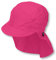 Sterntaler Schirmmütze Nacken Basic - Mädchen Baby- und Kinder Mütze mit Nackenschutz - UV-Schutz 50+ Hut aus Popeline (Bio) - leichte Sommer Kopfbedeckung mit Gummiband - magenta, Größe 53