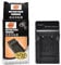 DSTE Travel and Car Charger Compatible with Olympus LI-40B LI-42B Nikon EN-EL10 Fuji NP-45 Pentax D-LI63 KLIC-7006 LB-012 Battery as MH-63