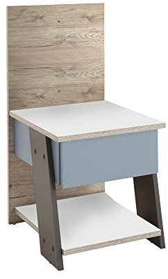 FMD Möbel, 814-003 Nona 3 Nachtkonsole, spanplatte, sandeiche, maße 34.0 x 70.0 x 39.0 cm (BHT)