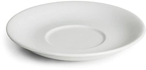 Genware Porcelain Saucer 16cm/6.25, 182115, Pack of 6