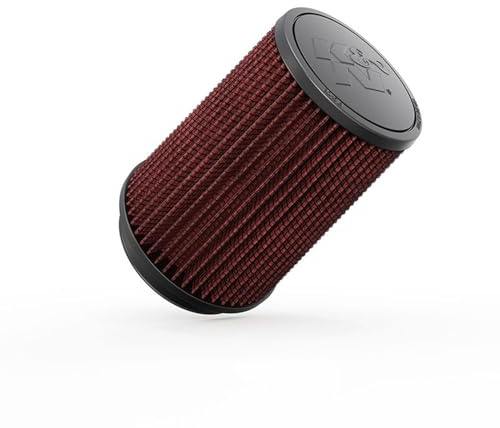 K&N Universal Clamp-On Air Filter: High Performance, Premium, Washable, Replacement Filter: Flange Diameter: 4 In, Filter Height: 7 In, Flange Length: 0.625 In, Shape: Round Tapered, RU-2590
