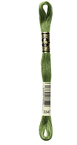 DMC Plaid Cotton Thread, Variegated for Stitching, 8 Metres Coloris 3347