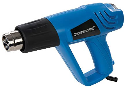 Silverline Tools 125963 - Pistola decapadora por aire caliente Silverstorm 2000 W (600º C)
