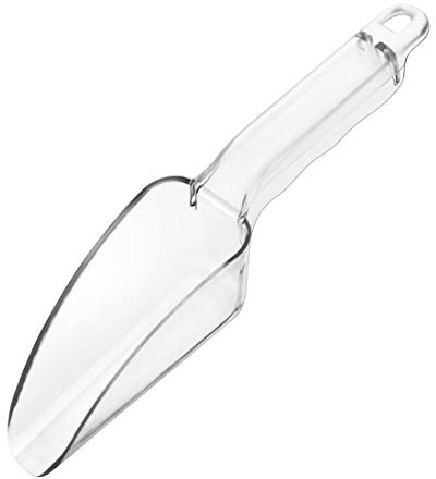Vogue Scoop Polycarbonate - 252x80x63mm 170ml 6fl oz | Shatterproof construction ensures reliable commercial use, with a 252x80x63mm size for precise portion control.