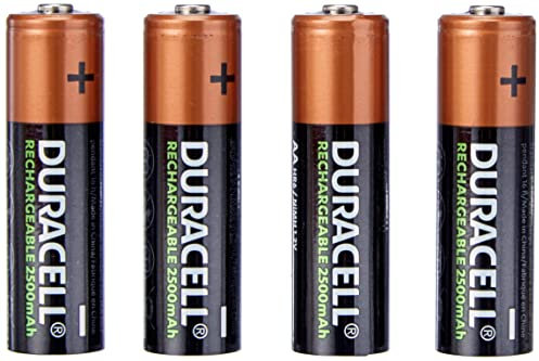Duracell - Pile Rechargeable - AA x 4 - Stay Charged (LR6) (Import Allemagne)