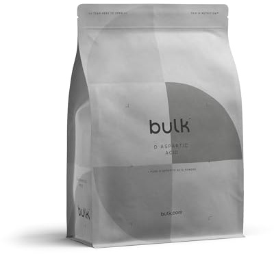 Bulk Pure D Aspartic Acid Powder, 500 g