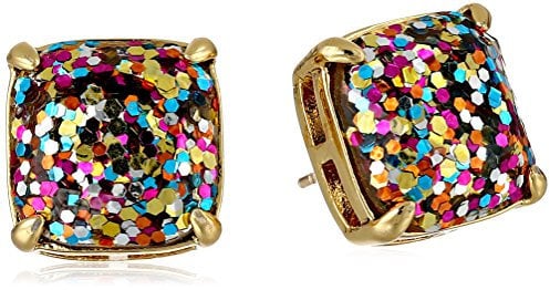 Kate Spade New York kleine Quadratschuh, Multi Glitter