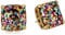 Kate Spade New York kleine Quadratschuh, Multi Glitter