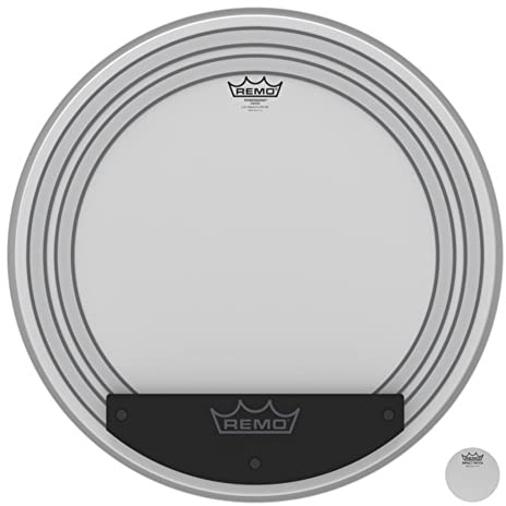 Remo Schlagzeugfell Powersonic Weiß aufgeraut Bassdrum – 24 – PW-1124-00