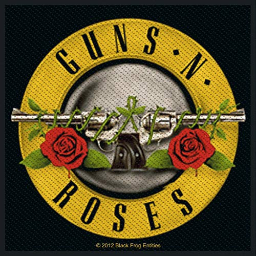 Guns N Roses Bullet Logo Unisex Patch multicolor 100% Polyester Undefiniert Band-Merch, Bands