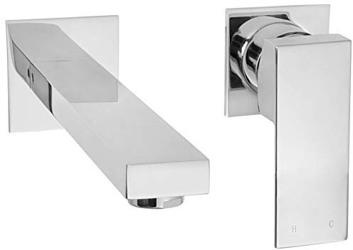 Welfenstein 2-Loch Unterputz Armatur 2L-75 Wasserhahn Waschschale Waschtisch