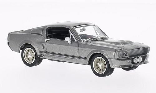 Ford Mustang Custom ''Eleanor'', met.-grau/schwarz, 1967, Modellauto, Fertigmodell, Greenlight 1:43