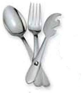 Ilsa Campingbesteck aus Edelstahl, Silber, Centimeters