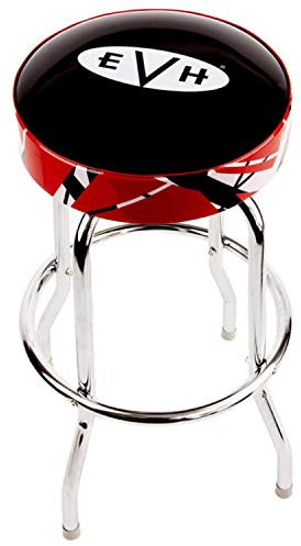 Fender EVH Barstool 30'' - Barhocker, Rot, Metall, Leder, Modern, Rund