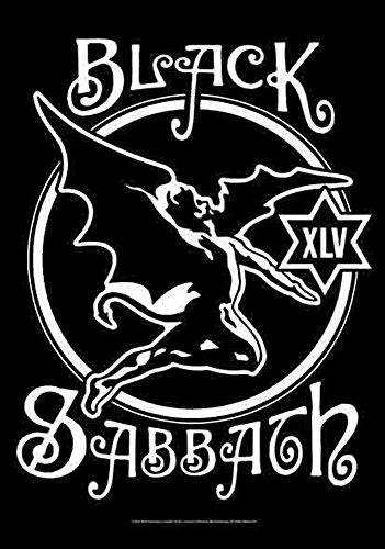 Black Sabbath - Logo - Posterflagge Fahne - 100% Polyester - Größe 75x110 cm