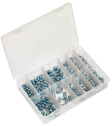Sealey AB008GN Grease Nipple Assortment 115pc - Metric