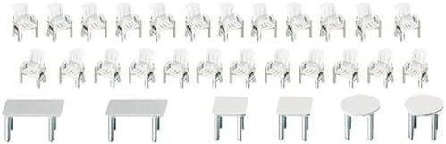 FALLER 272441 - Gartenstühle und Tische