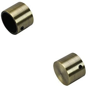 Liedeco Endstück, Endkappe für Gardinenstangen Blues ø 20 mm | 1 Stück | Messing-antik