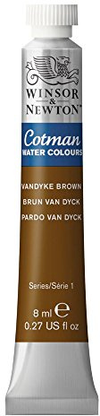 Reeves Winsor & Newton Cotman Water Colours 8Ml-Van Dyke Brown