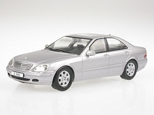 nn Mercedes W220 S-Klasse Silber Modellauto 1:43