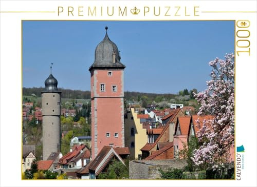 CALVENDO Puzzle Taubenturm und Klingentorturm | 1000 Teile Lege-Größe 64 x 48 cm Foto-Puzzle für glückliche Stunden