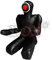 ROX Fit Passform MMA Judo Boxsack Grappling Dummy - Sitzposition, Submission Stil, Double Face, MMA Dummy, Stanz BJJ Training Bag 5 ft & 6 ft Schwarz (ungefüllt) (5 Foot (1.5 Meters) ungefüllt)