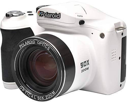 Polaroid IXX5038 20MP 50x Zoom Bridge Digital Camera - White