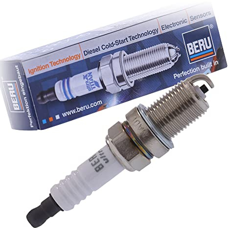 Beru AG 0002345702 ULTRA ZŸndkerze | ULTRA, M14x1,25, 19 mm Gewindelänge, 16 mm Schlüsselweite, 0,8 mm Abstand, SAE kompatibel mit Seat Ibiza I 1.7 1991-1993