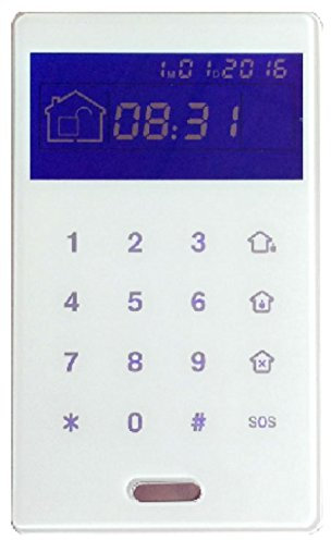 Proxe 551035 Tastiera Wireless per Centrale Allarme, Bianco