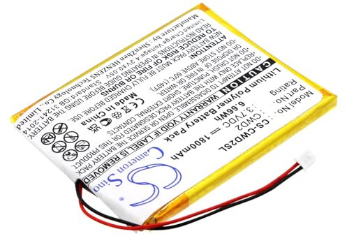 Rechargeable Battery 1800mAh for Cowon D2 2GB, D2 4GB