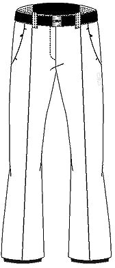 CMP - Damenhosen, Weiß, M