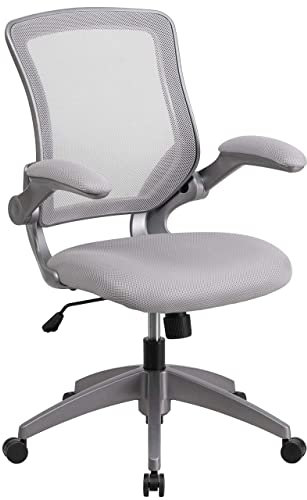 Flash Furniture Bürostuhl, Metall, Grau, 60,9 x 64,1 x 107,3 cm