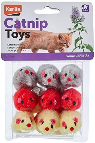 Karlie Mäuse in Felloptik L: 5 cm B: 3 cm H: 3 cm farblich sortiert