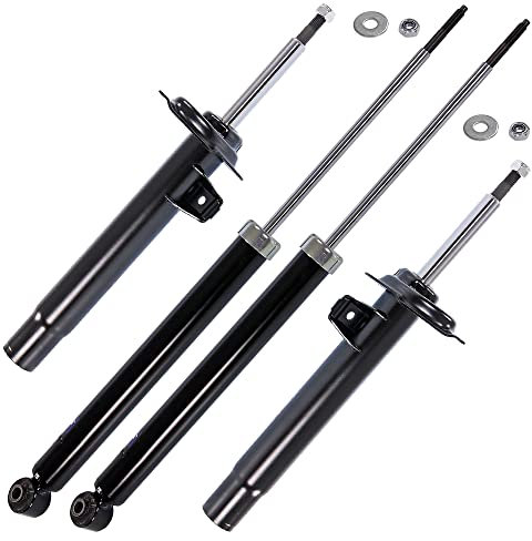 BESTPRICE 4x Gasdruck Stoßdämpfer Vorne und Hinten Federbein, Kompatibel mit BMW 3er (E46), 3 Cabrio (E46), 3 Compact (E46), 3 Coupe (E46), 3 Touring (E46)