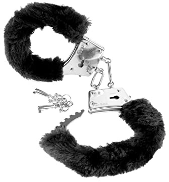 Pipedream Fetish Fantasy Beginner's Furry Cuffs Black