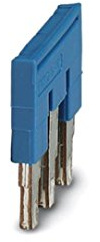 PHOENIX CONTACT FBS 3-5 BU Steckbrücke, 5.2mm Rastermaß, 3 Polzahl, Blau, 50 Stück