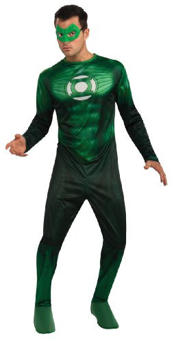 Rubbies - Disfraz de Hal Jordan Linterna Verde para hombre, talla XL (UK 44-52) (889985XL)