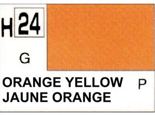 Gunze - Avion Miniature - Peinture maquette Gunze Jaune Orange - H024