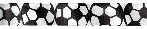 BERWICK Offray Sports Craft Grosgrain, 7/8 Zoll x 9-feet, Fußball