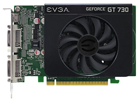EVGA GeForce GT 730 1GB DDR3 128bit Dual DVI mHDMI Graphics Card 01G-P3-2731-KR